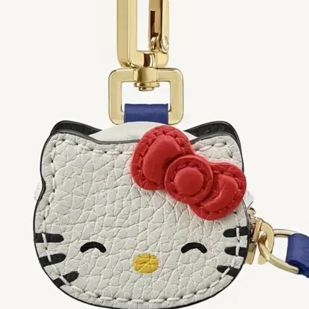 Hello Kitty White and Red Kids Keychain